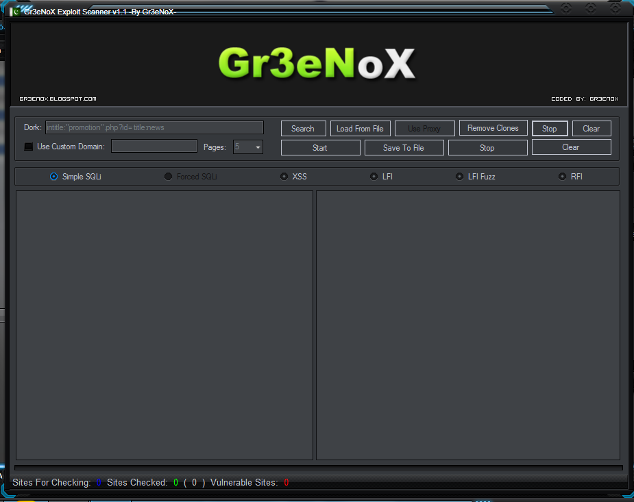 Download grenox sqli exploit scanner